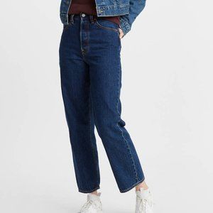 Levi's Ribcage Straight Ankle Cutoff Jeans